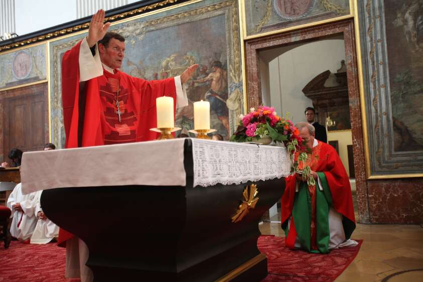 Firmung in Seitenstetten f�r Nachbar-Pfarren