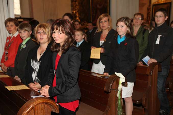 Firmung mit Abt Berthold Heigl und Bischof Philip Anyolo