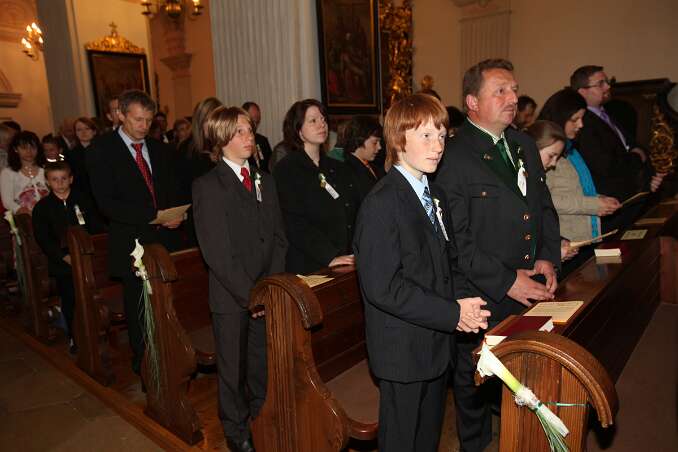 Firmung mit Abt Berthold Heigl und Bischof Philip Anyolo