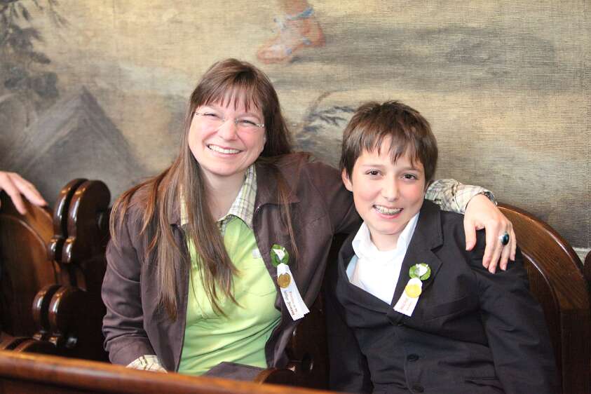 Firmung mit Abt Berthold Heigl und Propst Raimund Breiteneder um 10:30h