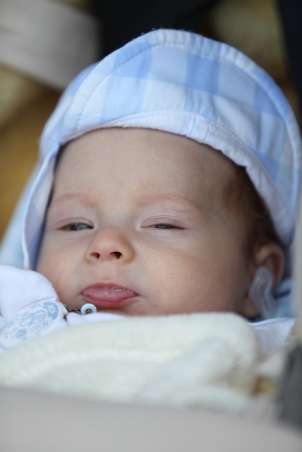 Taufe von Alexander Christian Drumeva-Maierhofer mit P.Gerhard Ellinger