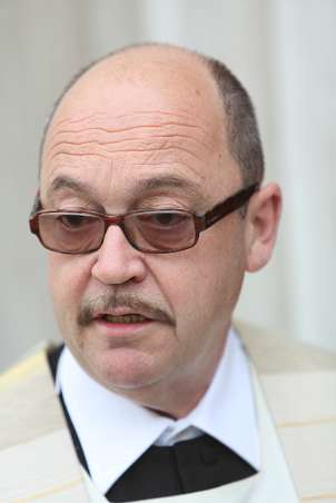 Taufe von Alexander Christian Drumeva-Maierhofer mit P.Gerhard Ellinger