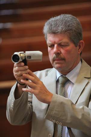 Taufe von Alexander Christian Drumeva-Maierhofer mit P.Gerhard Ellinger