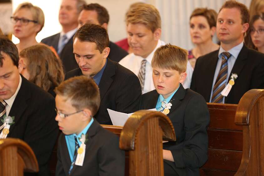 DekantasFirmung am 07.06.2014 08h mit Abt Petrus