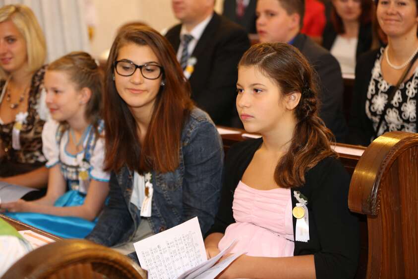 DekantasFirmung am 07.06.2014 08h mit Abt Petrus