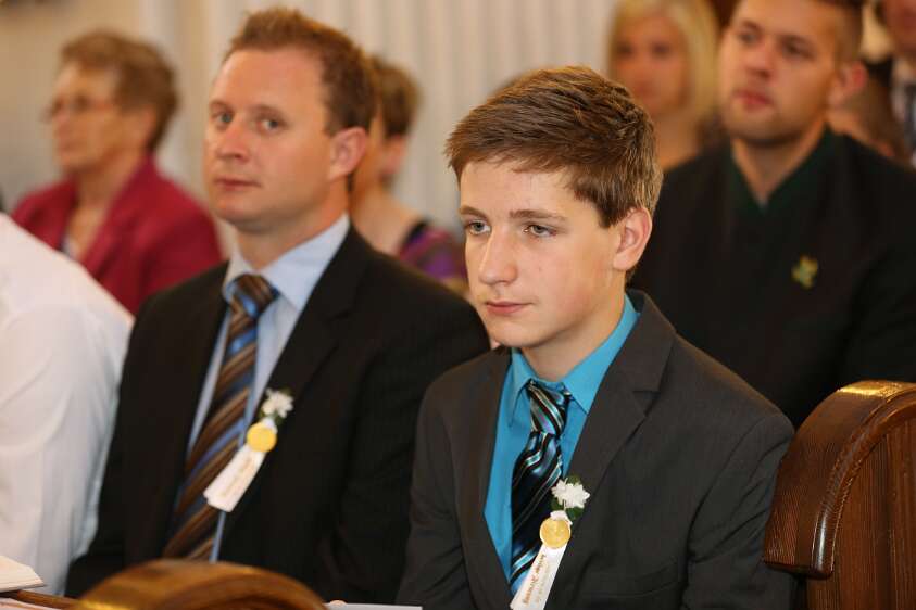 DekantasFirmung am 07.06.2014 08h mit Abt Petrus