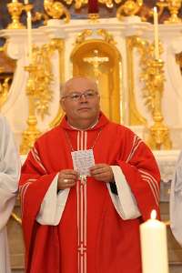 OrgelWeihe in St.Veit durch Abt Petrus Abt Petrus Pilsinger