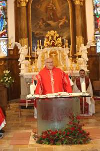 OrgelWeihe in St.Veit durch Abt Petrus