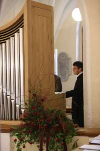 OrgelWeihe in St.Veit durch Abt Petrus