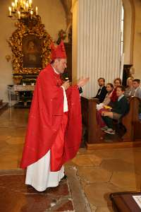 Firmung in Seitenstetten mit Altabt Berthold (10h30h) Predigt von Altabt Berthold.