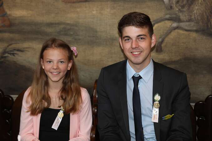 Firmung mit Abt Petrus und Altabt Berthold