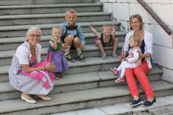 Firmung mit Abt Petrus und Altabt Berthold