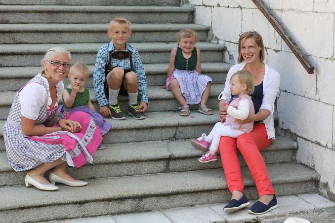 Firmung mit Abt Petrus und Altabt Berthold