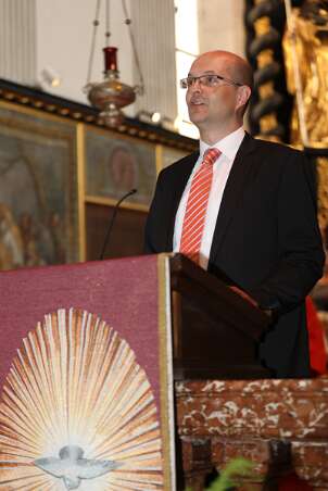 Firmung mit Abt Petrus und Altabt Berthold