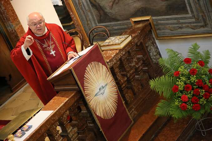 Firmung mit Abt Petrus und Altabt Berthold