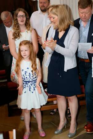 Firmung mit Abt Petrus und Altabt Berthold