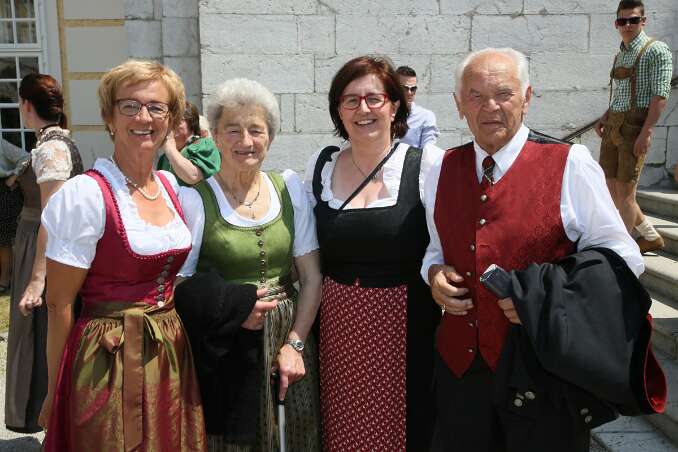 Firmung mit Abt Petrus und Altabt Berthold