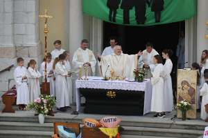 MiniTag 2018 in Seitenstetten Friedensgruß von Abt Petrus Pilsinger.