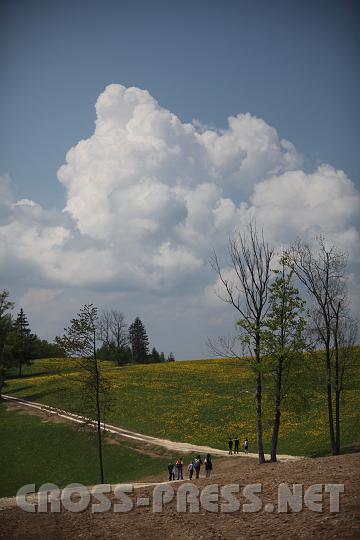 2009.05.03_11.51.22.jpg - Der Weg der Familienwallfahrt f�hrt fast in den Himmel...
