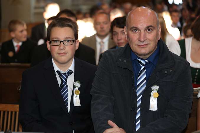 Firmung mit Abt Petrus Pilsinger und Altabt Johannes Gartner (08h)