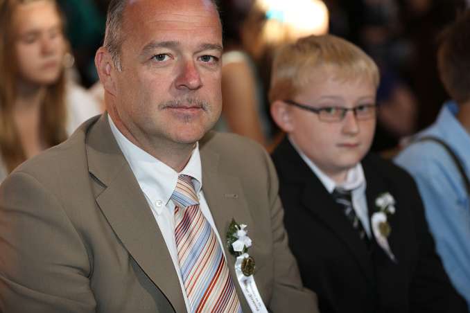 Firmung mit Abt Petrus Pilsinger und Altabt Johannes Gartner (08h)