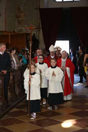 Firmung mit Abt Petrus Pilsinger und Altabt Johannes Gartner (10h30)