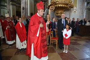 Firmung AD 2018 am Sonntagberg Einzug