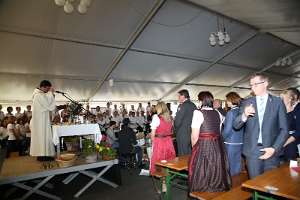 Eröffnung und Segnung der Rotkreuz Bezirksstelle St.Peter/Au