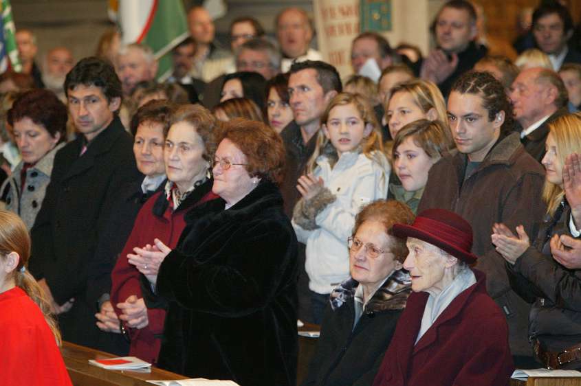 Franz Jägerstätter, Seligsprechung Franziska Jägerstätter und Verwandte.