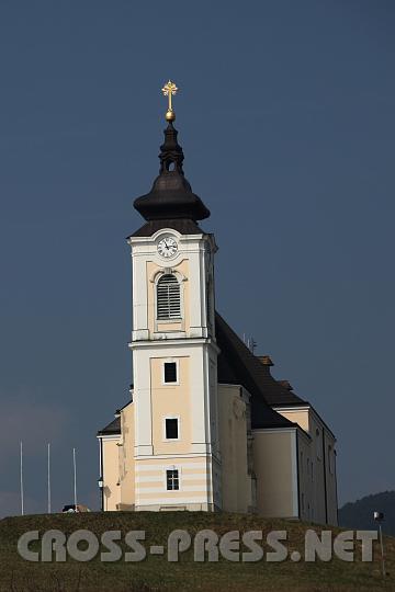 2009.04.06_10.13.18.jpg - Wallfahrtskirche Maria Kirchb�chlDie Kirche liegt in H�flein an der Hohen Wand