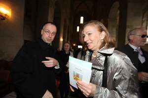 Feierliche Benediktion des Abtes Maximilian Heim Prof. P.Alkuin Schachenmayr empfing die G�ste.