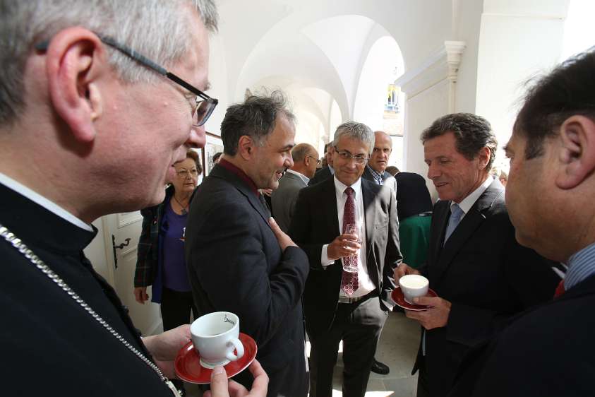 GrundSteinLegung HochSchul-AusBau