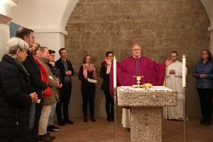 Eröffnung des Radio Maria Studios in Innsbruck Abt Raimund Schreier