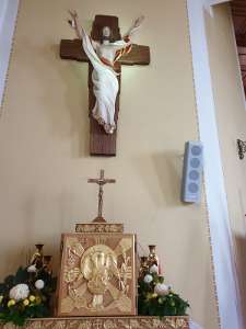 2019.11.24_09.06.10 Christkönig Statue in der Pfarrkirche 