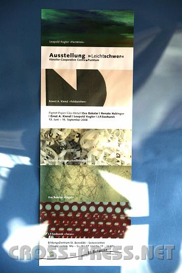 2008.07.15_18.18.39.JPG - Das Ausstellungsplakat ist selbst ein Kunstwerk.