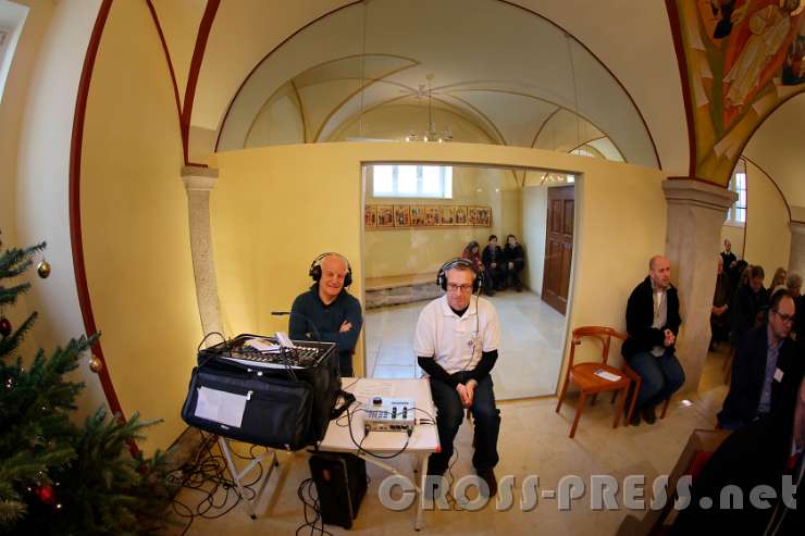 2017.01.21_12.27.21.JPG - Bernhard Grimm und Andreas Polakovics übertragen für Radio Maria.