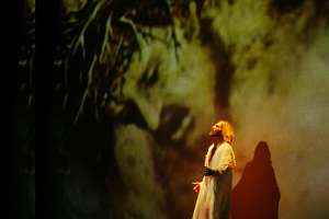 Jesus Christ Superstar Jesus in Gethsemane hat Vision von seinem Tod am Kreuz.